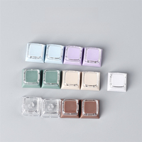 Ensemble de touches de clavier Relegendable transparentes personnalisées avec étiquettes, pour clavier mécanique, couleurs pastel multicolores, tige MX, cadeau de bureau