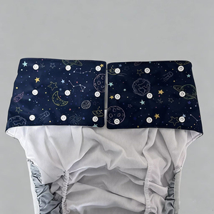 Culotte absorbante réutilisable et <span class=keywords><strong>lavable</strong></span> pour adultes, sous-vêtement anti-fuite pour incontinence urinaire, pour les amateurs de couches et l'assistance aux personnes à mobilité réduite - Product Image 4