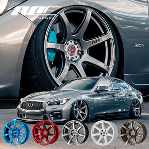 Jantes forgées Roc Custom Concave 5x114.3 19 pouces JDM Monoblock T7R pour Infiniti Q50 - Product Image 1