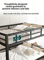 Cama Alta Metálica Moderna Tamaño Queen con Escalera y Armario para Dormitorios, Hoteles, Apartamentos - Nuevo Diseño