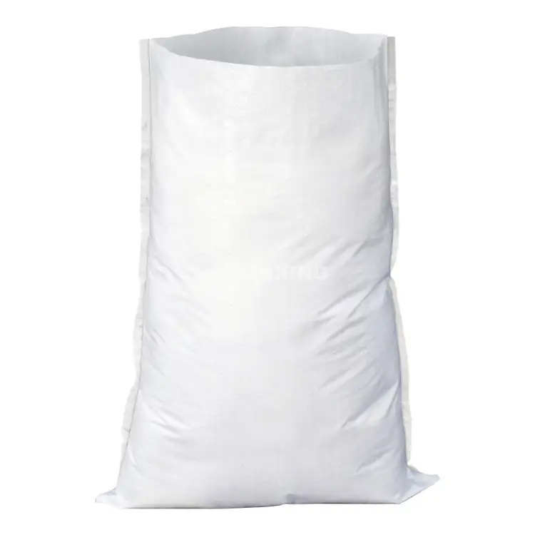 Empty White Blank 5KG Plastic Bag 25Kg Polypropylene PP Woven Price 50Kg Grain Flour Rice Packing Bag