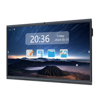 HDFocus Écran tactile éducatif LCD interactif à carte intelligente de 86 pouces pour une utilisation en classe