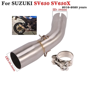 RACEPRO – raccord de tuyau de liaison central modifié 51mm, silencieux d'échappement pour <span class=keywords><strong>SUZUKI</strong></span> SV650 <span class=keywords><strong>SV650X</strong></span> 2016 - 2021 2022 - Product Image 6