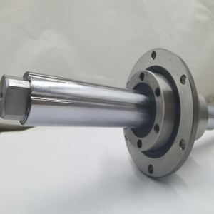 Eje de Bola Rotatorio de Alta Calidad con Brida Redonda Completa y Eje Sólido RLSF020, Conexión de Eje Estriado, Rodamiento de Aceite, Rodamiento de Precisión P0 de Acero - Product Image 2