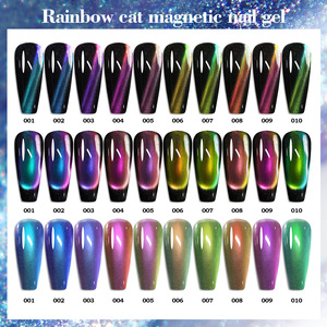 Ensemble de vernis à ongles <span class=keywords><strong>gel</strong></span> effet œil de chat caméléon 7,5 ml, présentoir et vernis en vrac pour mobilier robotisé - Product Image 3