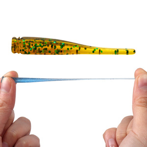 Esca Galleggiante FUN, Esca Artificiale Morbida, Coda Corta in Acciaio Inox, Bocca Inclinata, Verde Cavallo, 10 Pezzi - Product Image 2