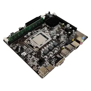 Placas base para juegos de PC H61 set LGA 1155 DDR3 Core I3 2130 CPU H61 mini ITX placa base con kit de procesador