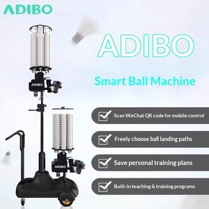 Machine <span class=keywords><strong>de</strong></span> service <span class=keywords><strong>de</strong></span> <span class=keywords><strong>badminton</strong></span> intelligente Aidibao A300 pour 400 volants, fréquence réglable, entraînement professionnel multipoints - Product Image 4