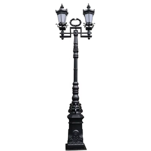 E27 européen classique jardin lampadaire extérieur éclairage de rue Vintage LED lampadaire IP65 note AC puissance pour cour paysage - Product Image 4
