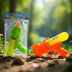 Pistola ad acqua da 20 cm in plastica, giocattolo per il divertimento estivo dei bambini in spiaggia - Product Image 2