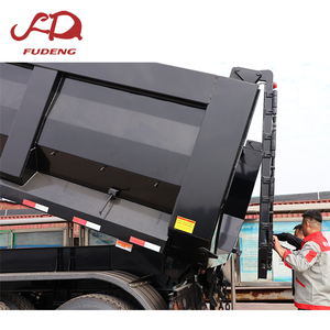 Semi-<span class=keywords><strong>remorque</strong></span> à benne basculante hydraulique à pointe arrière en acier robuste personnalisée, capacité <span class=keywords><strong>de</strong></span> 100 tonnes pour le transport <span class=keywords><strong>de</strong></span> marchandises <span class=keywords><strong>de</strong></span> construction - Product Image 5