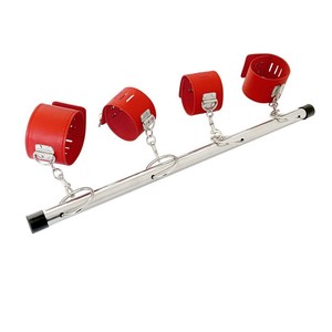 Barra esparcidora de Metal BDSM, puños para adultos, barra esparcidora, esposas SM, esposas y tobilleras para parejas, Juguetes sexuales - Product Image 4