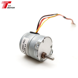 Motor paso a paso con engranajes de CC de 25 mm con eje de salida excéntrico, micro motor paso a paso inteligente de 12 V - Product Image 3