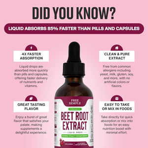 Amostra grátis Vegan <span class=keywords><strong>Beet</strong></span> <span class=keywords><strong>Root</strong></span> Suplemento Líquido Beterraba Líquida Absorção Extra Rápida com Extrato Orgânico Raiz De Beterraba - Product Image 5