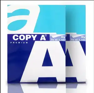 Fabricantes 70gsm 75gsm 80gsm duro A4 copia Bond papel de impresión borrador blanco impresora papel de copia de oficina