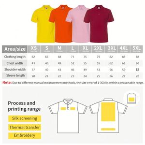 Camiseta Personalizada para Hombre, Estilo Suave, 100% Algodón, con Logotipo Personalizado en Azul, Rojo, Negro y Amarillo - Product Image 5