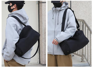 Sac de voyage RUIQUWIN unisexe léger et durable en tissu Oxford, respirant, avec séparation sec/humide, idéal pour les sports de plein air - Product Image 4