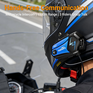 <span class=keywords><strong>Intercomunicador</strong></span> para Casco de Motocicleta <span class=keywords><strong>M1</strong></span>-<span class=keywords><strong>S</strong></span> Plus 10Rider 2000M, de Plástico ABS, para Sistema de Llamadas Inalámbricas con Manos Libres - Product Image 3