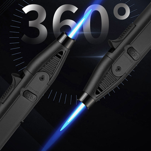 Strong Flame Butane Torch Cigar <strong>Lighter</strong> Windproof Refillable Eco-Friendly Jet <strong>Lighters</strong> <strong>for</strong> Grill BBQ Camping Stove Cigarette - Product Image 5