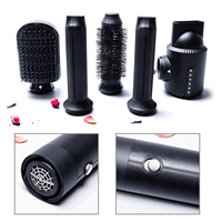 Brosse de sèche-cheveux professionnelle 7 en 1 de marque privée personnalisée sèche-cheveux lissage à grande vitesse avec fixation par peigne