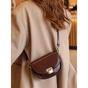 Sac à bandoulière tendance automne-hiver en PU, style vintage suède, grande capacité, pour femme - Product Image 5