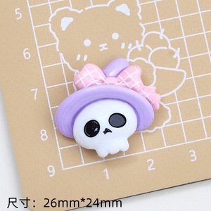 Halloween phim hoạt hình dễ thương đầu bí ngô kẹo ma Charms rác điện thoại trường hợp trang trí DIY giày hoa Phụ kiện tóc - Product Image 5