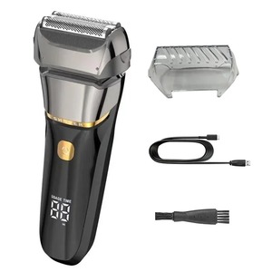 Potente Afeitadora para Hombres, Recortadora de Barba Facial Húmeda y Seca, Máquina de Afeitar con Lámina, Recargable, Rotatoria, 7 Cabezales, Afeitadora Eléctrica Portátil - Product Image 5