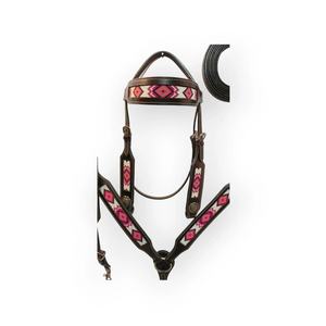 Vente chaude produits de cheval personnalisés cuir Western Headstall collier de poitrine fabriqués à la main par des spécialistes de la selle - Product Image 5
