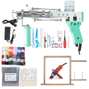 Tufting Gun Starter <strong>Kit</strong> with Carpet Trimmer Frame Cloth Yarns and Other Tools for Beginners Easy-to-Use <strong>Rug</strong> <strong>Making</strong> <strong>Kit</strong> - Product Image 2