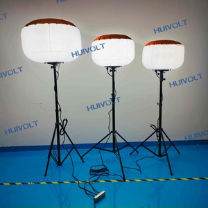 เสาไฟส่องสว่างเคลื่อนที่แบบพองลม IP54 กำลังไฟ 500 วัตต์  แบบ LED สำหรับงานก่อสร้างบนถนน - Product Image 2