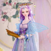 Dream fairy 60cm grande poupée bjd 13 corps avec ensemble complet poupées mâles pour filles