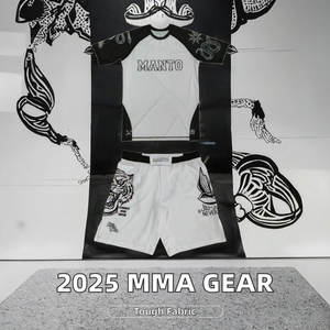 Nuovo Completo Personalizzato 2026 per Uomo: Rashguard Elasticizzato in Spandex/Poliestere + Pantaloncini per MMA, Jiu Jitsu e Grappling - Product Image 2
