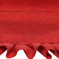 Napperons modernes en faux toile de jute tissée, couleur rouge foncé, 15 pouces, bord festonné, pour Thanksgiving, usage domestique, vente en gros usine