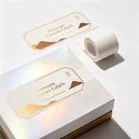Etiquetas Personalizadas Haoxuan para Sets de Regalo de Té, Adhesivos Impresos en Papel Perlado con Lámina Dorada para Empaques de Té Premium Surtido