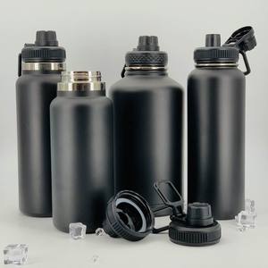 Thermos de haute qualité, neuf, en acier inoxydable avec revêtement en poudre, logo personnalisé, double paroi isolée, bouteille isotherme, flacon sous vide, portable pour les voyages - Product Image 5