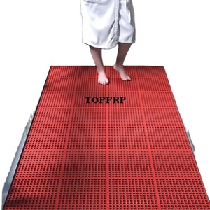 Tapis de sol antidérapant en TPE percé à trous ronds - Product Image 5