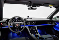 Kit d'éclairage LED intérieur pour Porsche Taycan 2019-2024, éclairage ambiant Symphony, garnitures de panneaux de porte colorées, amélioration de l'éclairage intérieur de la voiture