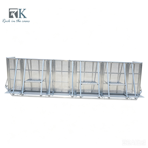 Barrera de Seguridad para Eventos al Aire Libre, Barrera Plateada para Control de Multitudes, Barrera de Seguridad para Conciertos - Product Image 1