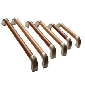 Barre d'appui de sécurité en aluminium imitation bois, 30 cm, antidérapante, pour personnes âgées et handicapées - Product Image 4