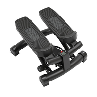 Steppeur hydraulique de fitness grande taille, 11 niveaux de résistance réglables avec bandes de résistance