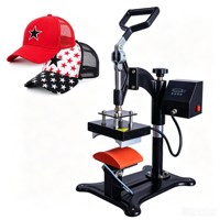 Máquina de Prensa de Calor Digital para Gorras, Temperatura Ajustable, Prensa de Sublimación para Gorras, Impresión por Transferencia de Calor