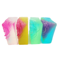 Savon de bain OEM le plus vendu pour l'été, antiseptique et parfumé, coloré et blanchissant pour adultes, 100g, format solide