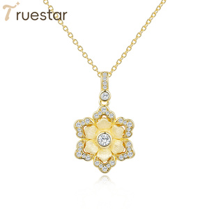 Nouveauté : Chaîne Clavin en Moissanite de 0,3 Carat, Plaqué <span class=keywords><strong>Or</strong></span> 14K, Argent Sterling 925, Bijoux Fins pour Femmes - Product Image 1