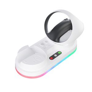 Double charge colorée avec lumière rvb, accessoires de contrôleur de jeu, chargeur pour PSVR2, Station de charge pour <span class=keywords><strong>PS</strong></span> <span class=keywords><strong>VR</strong></span> <span class=keywords><strong>2</strong></span>, Station de charge - Product Image 2