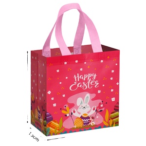 Bolsa de Regalo Ecológica de Tela No Tejida para Compras Navideñas, con Logotipo Impreso, Plegable, Impermeable - Product Image 1