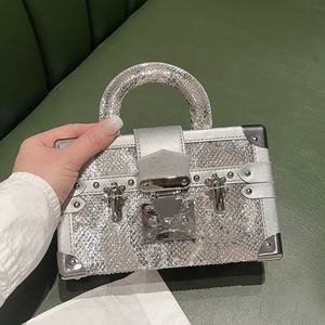 Sang Trọng Cá Sấu In Da Bò Của Phụ Nữ Túi Xách Hộp Túi Chất Lượng Cao Chính Hãng Da Phụ Nữ Vai Túi Crossbody Túi - Product Image 2