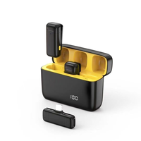 K6 Kabelloses Lavalier-Mikrofon mit Dual-Geräuschunterdrückung und Ladeetui für Smartphone-Livestreaming und Vlogs