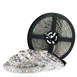 Tira de Luces LED RGB SMD 5050 de Precio de Fábrica, 5V 12V 24V, Flexible, IP20 IP65 IP67 IP68, 30 60 120 LED/m, Multicolor - Product Image 1
