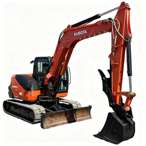 Mini-excavatrice Kubota KX080-4 d'occasion, 8 tonnes, modèle KX080-4 KX080-5 - Product Image 1