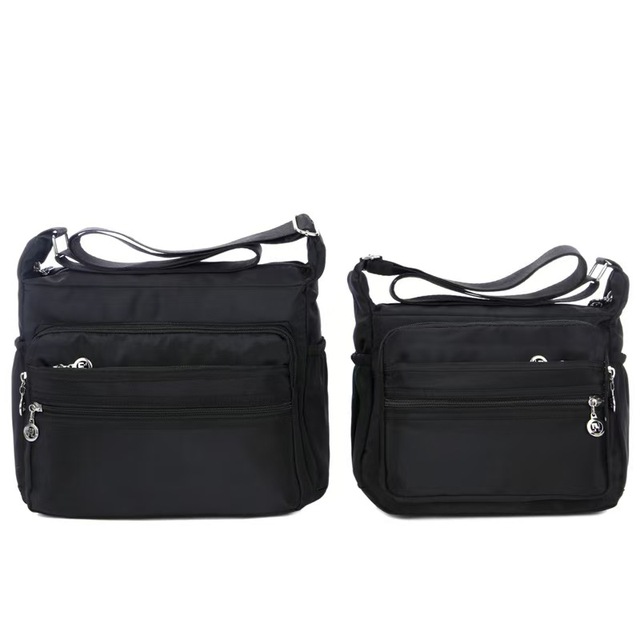 Women's Fashion Nylon Shoulder Bag Unisex Waterproof Lightweight Casual Crossbody Messenger Bag
